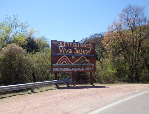 We officially enterred the Jujuy Province (from the Province of Salta).